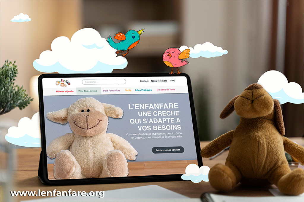 Création Site web type vitrine - Association L'Enfanfare