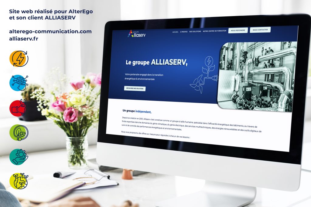 Refonte du site web pour le groupe Alliaserv