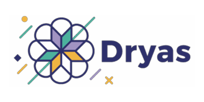 Logo Dryas - Communication design interfaces mdezign