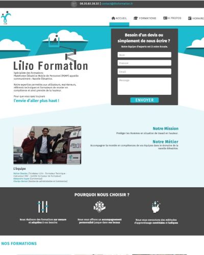 Site web Lilio 1